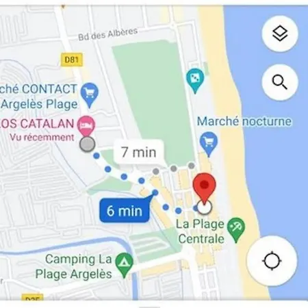 Apartmán Super Appt Bord De Avec Piscine Argelès-sur-Mer